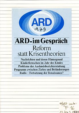 ARD - im Gespräch. Reform statt Krisen.