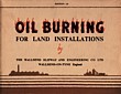 Bild des Verkufers fr Oil burning for land installations zum Verkauf von nautiek