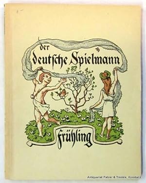 Imagen del vendedor de Band 12: Frhling. 3., vernderte Auflage. Mnchen, Callwey, 1922. Mit 4 Farbtafeln u. zahlreichen s/w Illustrationen von Hans von Volkmann. 78 S., 1 Bl. Illustrierter Or.-Kart.; minimal gebrunt. a la venta por Jrgen Patzer