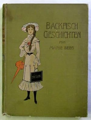 Imagen del vendedor de Backfischgeschichten. Berlin, Verlag Jugendhort, ca. 1910. 159 S. Illustrierter Or.-Hlwd. (Mdchen mit Matrosenkleid, Schirm u. Musiknoten); etw. angestaubt, unt. Kapital mit Fehlstelle. a la venta por Jrgen Patzer