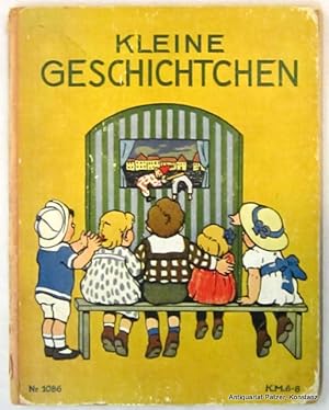 Bild des Verkufers fr Kleine Geschichten. Stuttgart, Loewe, (1932). Kl.-4to. Mit 4 ganzseitigen farbigen Abbildungen. von Willy Planck. 31 S. Farbiger Or.-Pp.; Kanten berieben. zum Verkauf von Jrgen Patzer