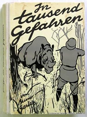 Image du vendeur pour In tausend Gefahren. Eine Erzhlung aus Ostasien. 8. Auflage. Stuttgart, Herold-Verlag Lenk, ca. 1935. Mit 6 Tafeln (von Willy Planck). 261 S. Illustrierter Or.-Hlwd.; etw. braunfleckig, Rckendeckel strker, Kanten beschabt. mis en vente par Jrgen Patzer