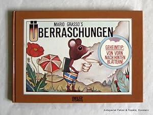 Bild des Verkufers fr Mario Grasso's berraschungen. Weinheim, Beltz & Gelberg, 1983. Quer-kl.-8vo. Durchgehend farbig illustr. 24 Bl. Farbiger Or.-Pp. (ISBN 3407807694). zum Verkauf von Jrgen Patzer