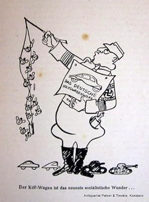 Seller image for Sozialismus in Braun. (Baden-Baden), Arbeitsgemeinschaft "Das Licht", (1946). Mit zahlreichen Karikaturen von Hans Peter Woile ("Pelle Igel"). 79 S. Illustrierte Originalbroschur; braunfleckig. for sale by Jrgen Patzer