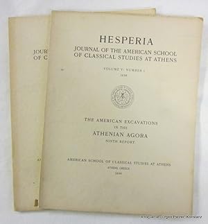 Journal of the American School of Classical Studies at Athens. Volume V in 2 Bänden. Athens 1936....