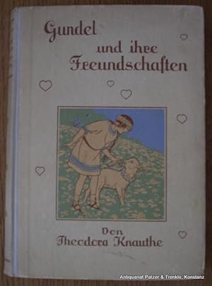 Bild des Verkufers fr Gundel und ihre Freundschaften. Erzhlung fr die Mdchenwelt. Reutlingen, Enlin & Laiblin, (1927). Mit 4 Farbtafeln von Mila v. Luttich. 176 S. Or.-Hlwd. mit farbigem Deckelbild; etw. schiefgelesen u. leicht gebrunt, Ecken bestoen. zum Verkauf von Jrgen Patzer