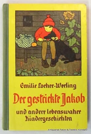 Image du vendeur pour Der gestrickte Jakob und andere lebenswahre Kindergeschichten. Zrich, Orell Fssli, 1934. Mit 19 Illustrationen von Lilly Renner. 112 S., 4 Bl. Farbiger Or.-Hlwd.; Ecken etw. bestoen. mis en vente par Jrgen Patzer