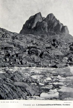 Sommerfahrten in Grönland. Frauenfeld, Huber, 1911. Mit 2 (1 gefalten) Karten, 16 Tafeln, 1 geolo...