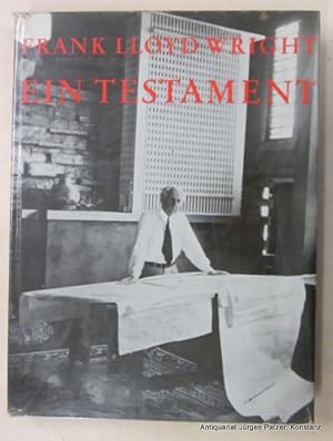 Ein Testament. Aus dem Amerikanischen von Peter Jonas. München, Langen Müller, (1959). 4to. Mit z...