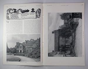 Original Issue of Country Life Magazine Dated December 22nd 1906, with a Main Feature on Woodsome...
