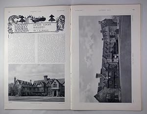 Original Issue of Country Life Magazine Dated June 22nd 1907, with a Main Feature on Ufton Court ...