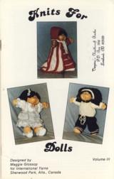 Bild des Verkufers fr Knits for Dolls Volume III zum Verkauf von The Book Faerie
