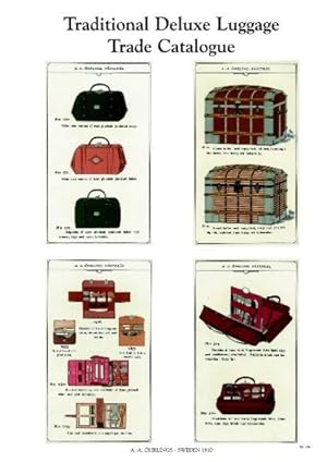 TRADITIONAL DELUXE LUGGAGE TRADE CATALOGUE.