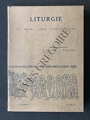 LITURGIE DE SAINT JEAN CHRYSOSTOME