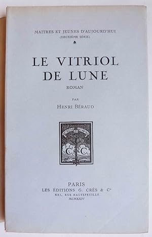 Image du vendeur pour Le vitriol de lune mis en vente par Librairie KOEGUI