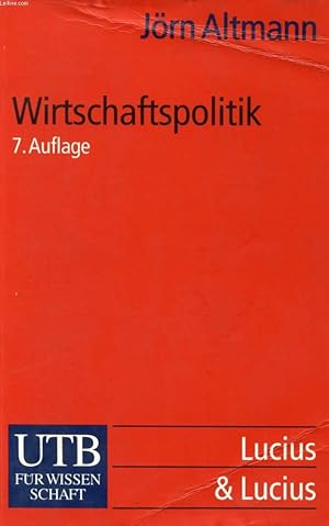 Imagen del vendedor de WIRTSCHAFTSPOLITIK, EINE PRAXISORIENTIERTE EINFHRUNG a la venta por Le-Livre