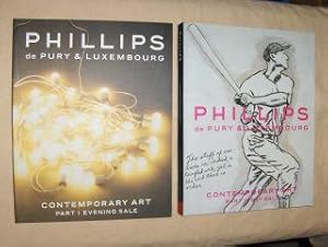 PHILLIPS de PURY & LUXEMBOURG Contemporary Art *. Part I (Evening Sale) + Part II (Day Sale) . 2 ...