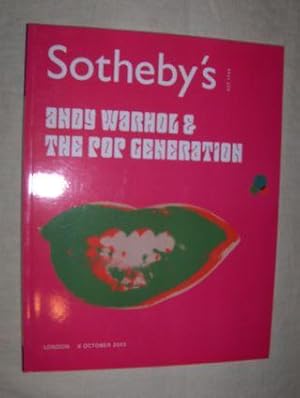 SOTHEBY`S ANDY WARHOL AND THE POP GENERATION *. London 6 October 2003.