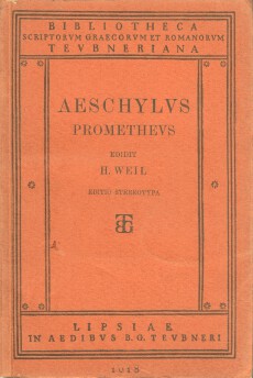 Bild des Verkufers fr Prometheus. Aeschylus. Ed. Henricus Weil zum Verkauf von Bcher bei den 7 Bergen