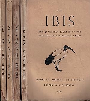 Image du vendeur pour The Ibis. A Quarterly Journal of Ornithology. Volume 97. Nos 1,2,3 and 4. 1955 mis en vente par Barter Books Ltd
