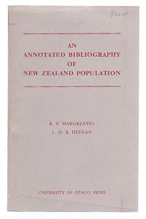 Imagen del vendedor de An Annotated Bibliography Of New Zealand Population a la venta por Renaissance Books, ANZAAB / ILAB