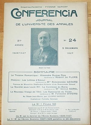 Conferencia 21e Année - 1926-1927 - N°24 du 5 décembre 1927