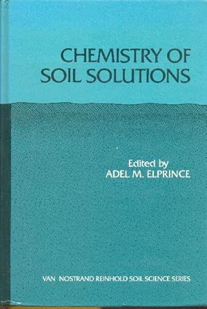 Chemistry of Soil Solutions.