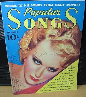 Popular Songs, December 1936