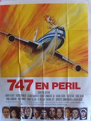 Seller image for AFFICHE DE CINEMA - 747 EN PERIL for sale by Le-Livre