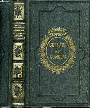 Imagen del vendedor de EXPLORATIONS DANS L'AFRIQUE AUSTRALE ET DANS LE BASSIN DU ZAMBESE DEPUIS 1840 JUSQU'A 1864 a la venta por Le-Livre