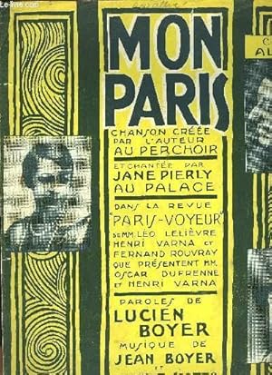 Seller image for MON PARIS ! for sale by Le-Livre