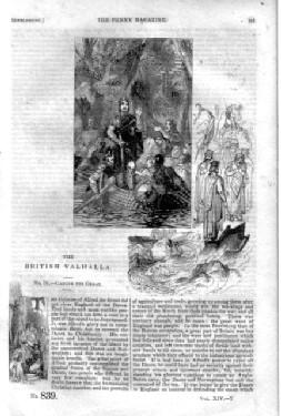 Image du vendeur pour PM 839. The PENNY MAGAZINE of the Society for the Diffusion of Useful Knowledge. 1845. ( King CANUTE the GREAT - British Valhalla.) mis en vente par Tony Hutchinson