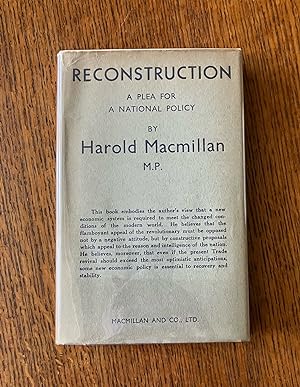 RECONSTRUCTION. A plea for a national policy.