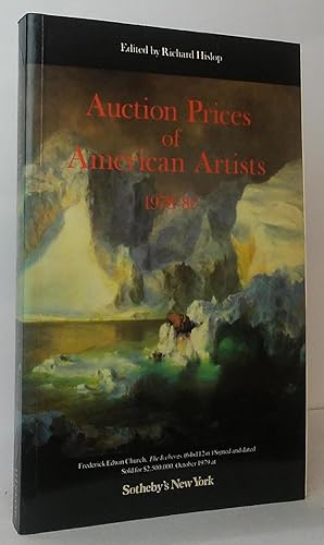 Bild des Verkufers fr Auction Prices of American Artists, Volume 2: Auction Seasons 78/9, 79/80 zum Verkauf von Stephen Peterson, Bookseller