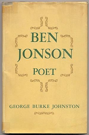 Bild des Verkufers fr Ben Jonson Poet zum Verkauf von Between the Covers-Rare Books, Inc. ABAA