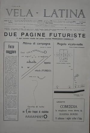 VELA LATINA - PAGINE FUTURISTE DELLE ANNATE 1915-1916 (edizione anastatica), Firenze, S.P.E.S., 1979