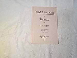 Seller image for Marie-Madeleine de Verchres et les Siens. for sale by Doucet, Libraire/Bookseller