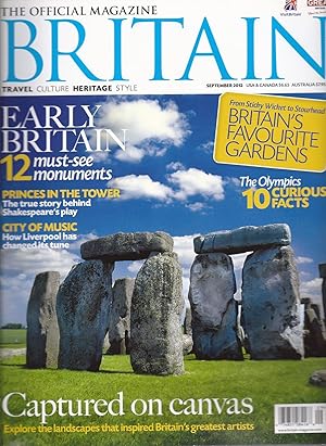 Britain The Official Magazine Volume 80 Issue 4 September 2012 OVERSIZE englandz