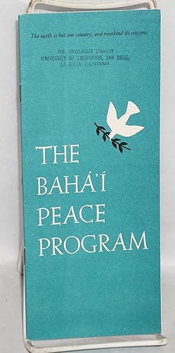 Bild des Verkufers fr The Bah peace program zum Verkauf von Bolerium Books Inc.