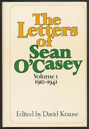 Bild des Verkufers fr The Letters of Sean O'Casey: Volume I: 1910-1941 zum Verkauf von Between the Covers-Rare Books, Inc. ABAA