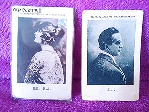 CELEBRES ARTISTAS CINEMATOGRAFICOS, CHOCOLATE E. JUNCOSA 21 CROMOS 1922