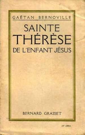 Seller image for Sainte thrse de l'enfant jsus for sale by JLG_livres anciens et modernes