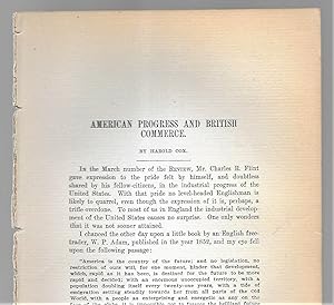Seller image for American Progress And British Commerce for sale by Legacy Books II