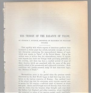 Imagen del vendedor de The Theory Of The Balance Of Trade a la venta por Legacy Books II