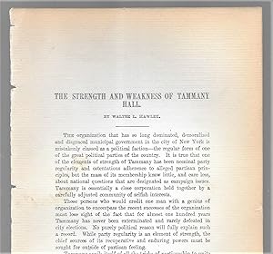 Seller image for The Strength And Weakness Of Tammany Hall for sale by Legacy Books II