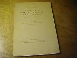 Imagen del vendedor de Deutschlands Geschichtsquellen im Mittelalter. Vorzeit und Karolinger. I. Heft: Die Vorzeit Von Den Anfngen Bis Zur Herrschaft Der Karolinger a la venta por Antiquariat Fuchseck