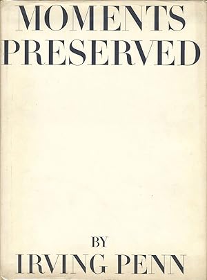 Seller image for Irving Penn: Moments Preserved (Lacking Slipcase) for sale by Vincent Borrelli, Bookseller