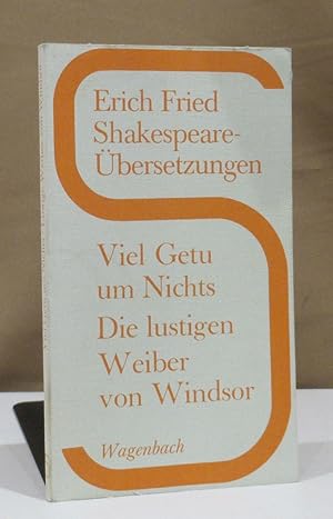 Imagen del vendedor de Viel Getu um Nichts. Die lustigen Weiber von Windsor. a la venta por Dieter Eckert