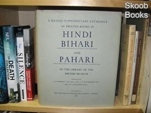 Bild des Verkufers fr A Second Supplementary Catalogue of Printed Books in Hindi, Bihari and Pahari in the Library of the British Museum zum Verkauf von PsychoBabel & Skoob Books