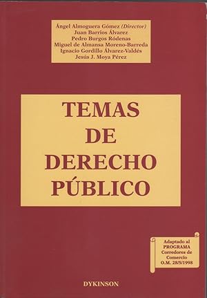 Immagine del venditore per Temas de derecho pblico venduto da Librera El Crabo